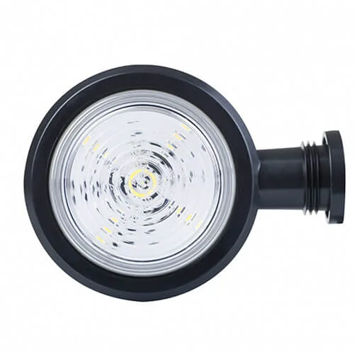 LED Sidomarkeringsljus kort arm klart lins 12-24V. - 4