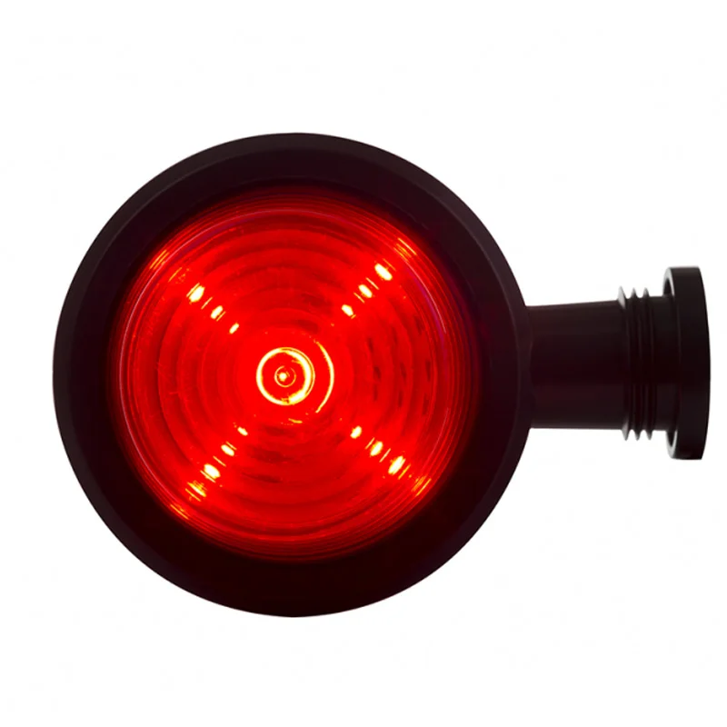 LED Sidomarkeringsljus kort arm klart lins 12-24V. - 6