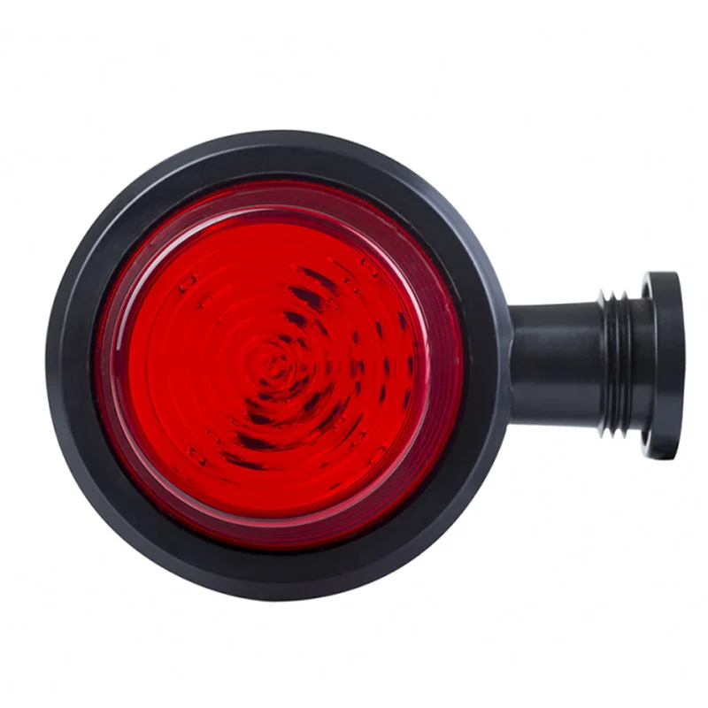 LED Sidemarkeringslys kort arm klart lins 12-24V. - 5