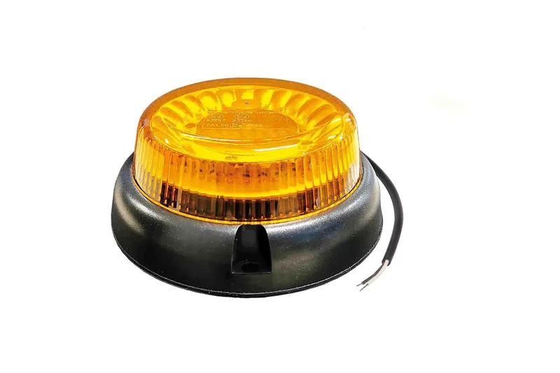 LED-advarsellys | Enkelt blitz | 12-55V | R65 | 1,5 m kabel