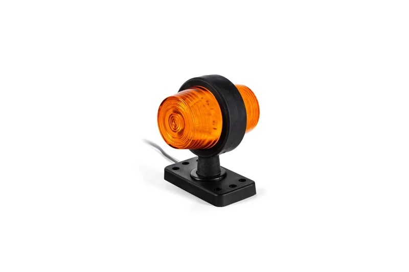 LED Sidemarkeringslys orange 12-24V 45cm kabel