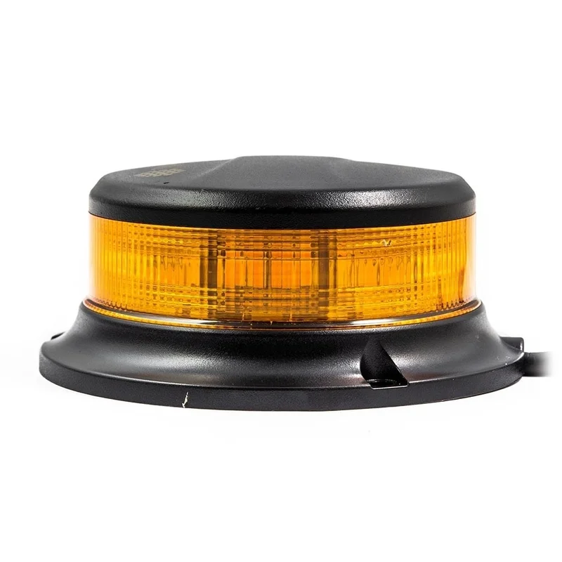 LED-varningsljus orange med orange lins | 12-24V | 3-bult | R65 - 2