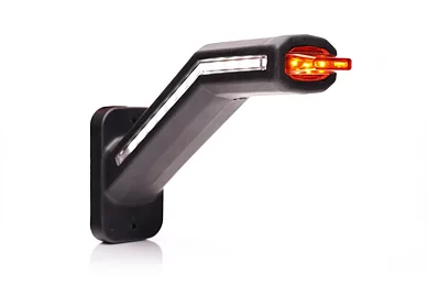 LED Sidomarkeringsljus Vänster exkl. positionsljus, klart glas 12-24V