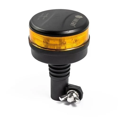 LED-advarsellys | Orange med orange linse | R65 | 12-24V | DIN-base - 2