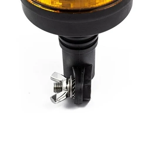 LED-advarsellys | Orange med orange linse | R65 | 12-24V | DIN-base - 3