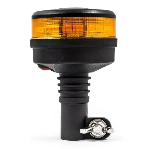 LED-advarsellys | Orange med orange linse | R65 | 12-24V | DIN-base - 5