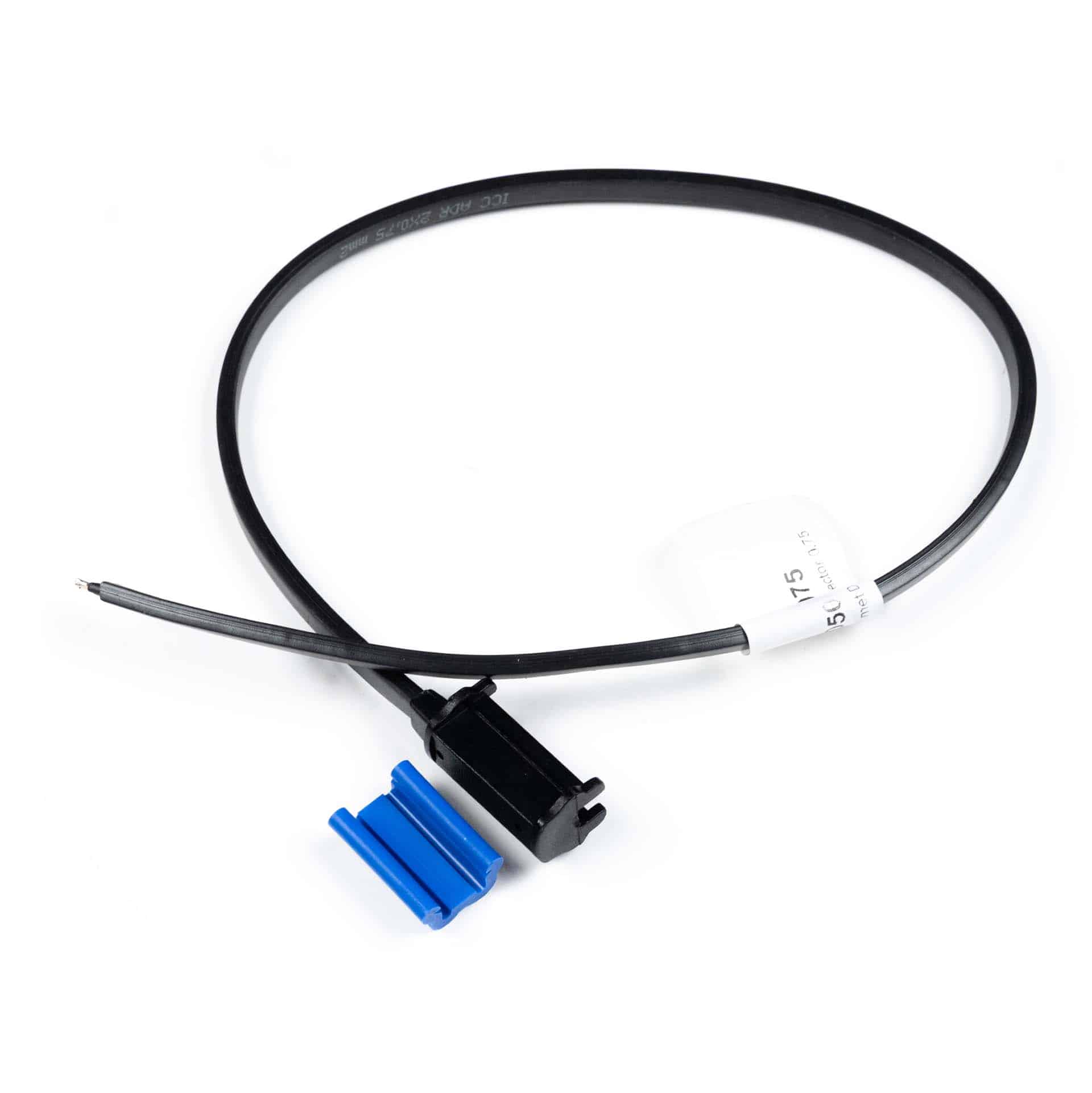 50 cm kabel med DC-stik 0,75 mm2