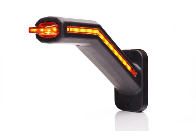 LED position lamp left incl. flashing light, clear lens 12-24v - 8