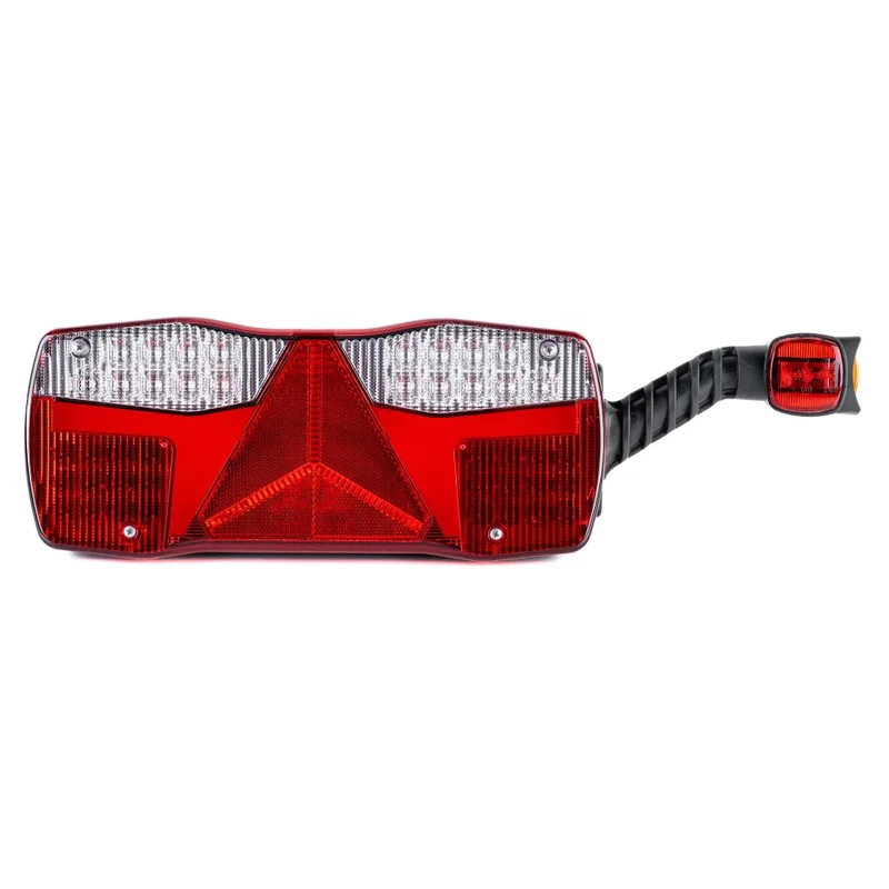 LED Trailerlampe høyre med baklys 12-24V 7-PIN AMP - 2