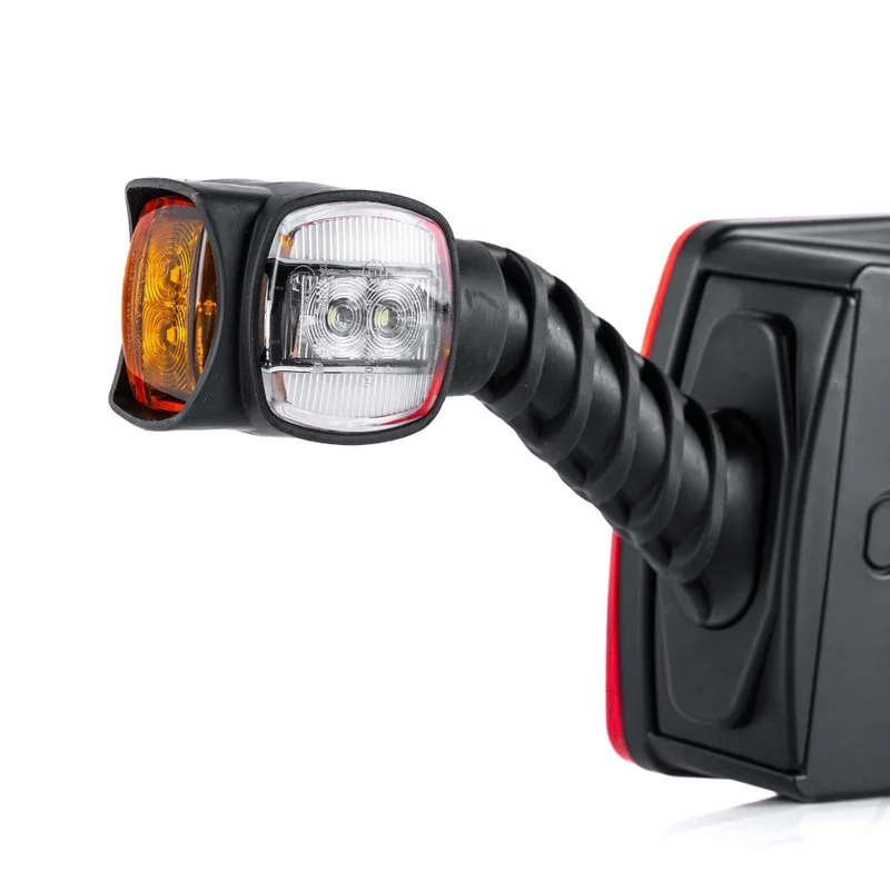 LED Trailerlampe høyre med baklys 12-24V 7-PIN AMP - 5