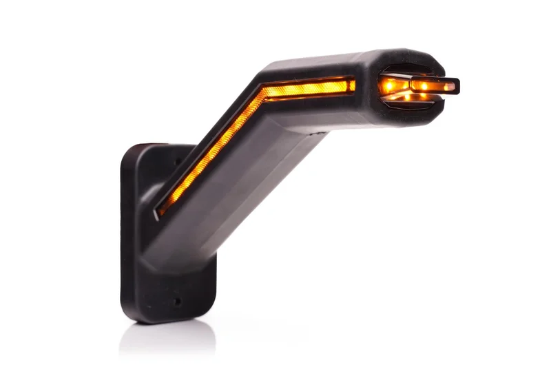 LED Sidemarkeringslys Venstre inkl. blinklys, mørk linse 12-24V - 4