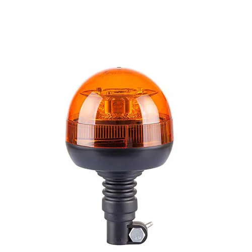 LED warning light amber | R65 | with Flexi DIN mounting base | 12-24V