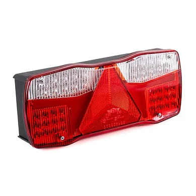 LED Trailer-lampe høyre med positionslys 12-24V kabelinngang