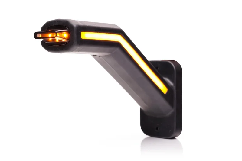 LED Sidomarkeringsljus Vänster inkl. blinkande ljus, neonlins 12-24V - 2