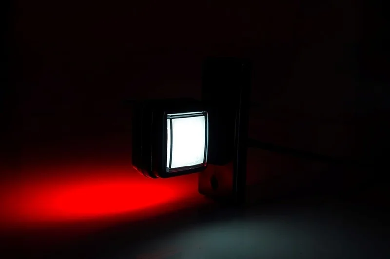 LED Position lamp red/white 12-24v 50cm cable - 3