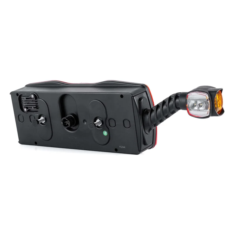LED Trailer-lampe venstre med baklys 12-24V 7-PIN AMP - 8