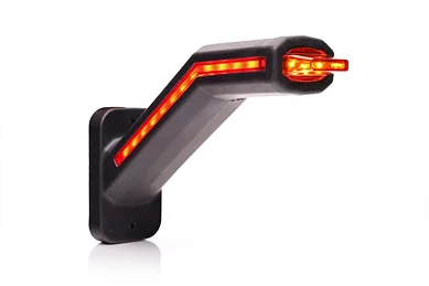 LED Sidomarkeringsljus Höger exkl. indikator, klart linser 12-24V
