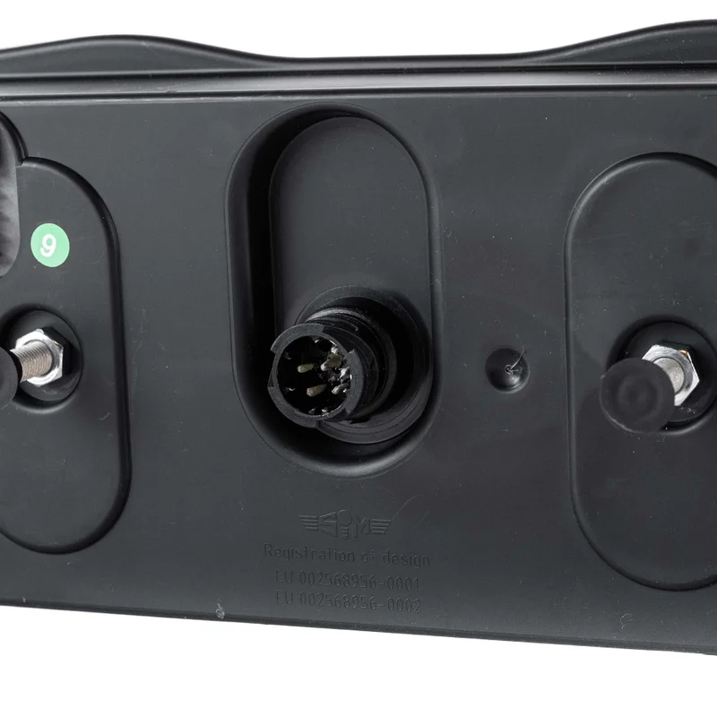 LED Trailer-lampa vänster med positionsljus 12-24V 7-PIN AMP - 6