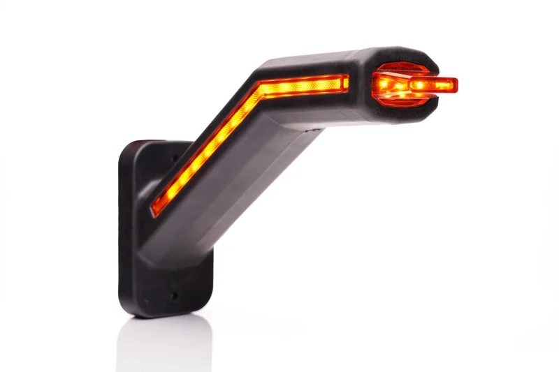 LED position lamp right incl. flashing light, clear lens 12-24v - 6