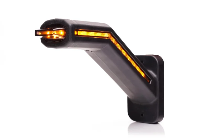 LED position lamp right incl. flashing light, dark lens 12-24v - 3