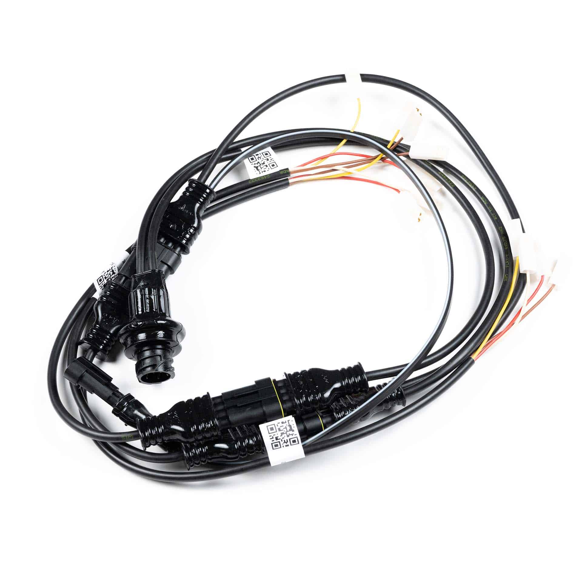 Y-kabel for 3 baklys (skyvekontakt) inkl. sidekabel - 3