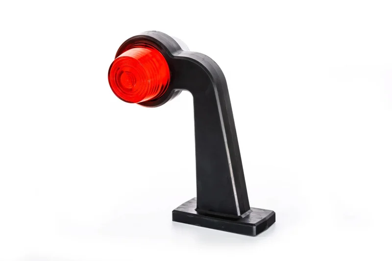 LED Sidemarkeringslys Høyre rød/hvit 12-24V 30cm kabel