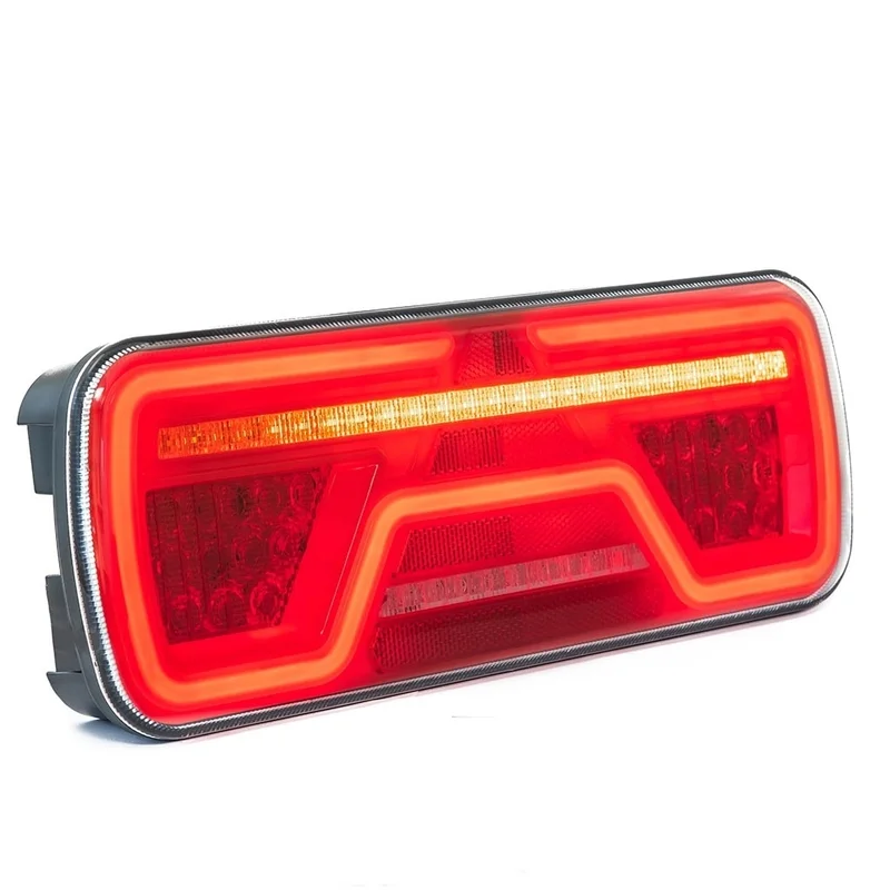 Right LED neon taillight 12-24v 7-PIN with 4x SuperSeal - 6