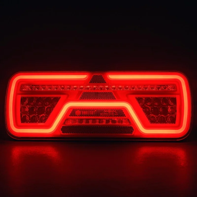 Right LED neon taillight 12-24v 7-PIN with 4x SuperSeal - 3