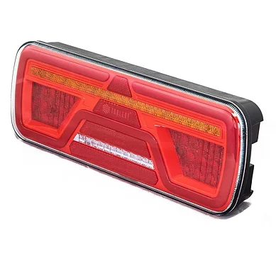 Höger LED Neon Bakljus 12-24v, 7-PIN med 4x SuperSeal