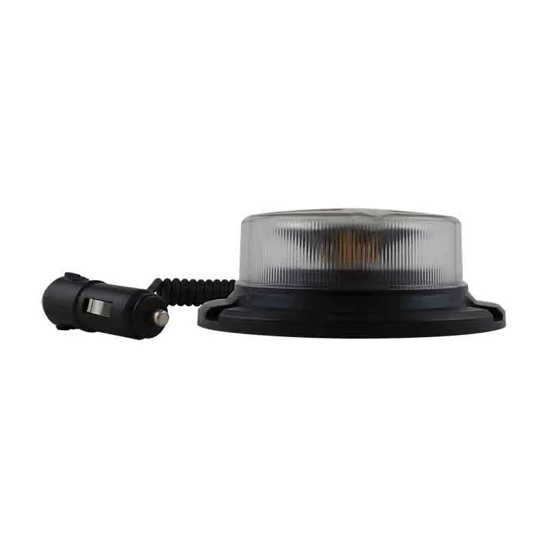 Lav Base LED advarsellys R65 Orange/Forstørrelsesglas 12-24V - 2
