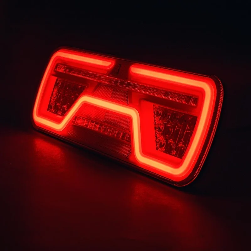 LED Neon Baklys venstre 12-24V 7-PIN med 4x SuperSeal - 7