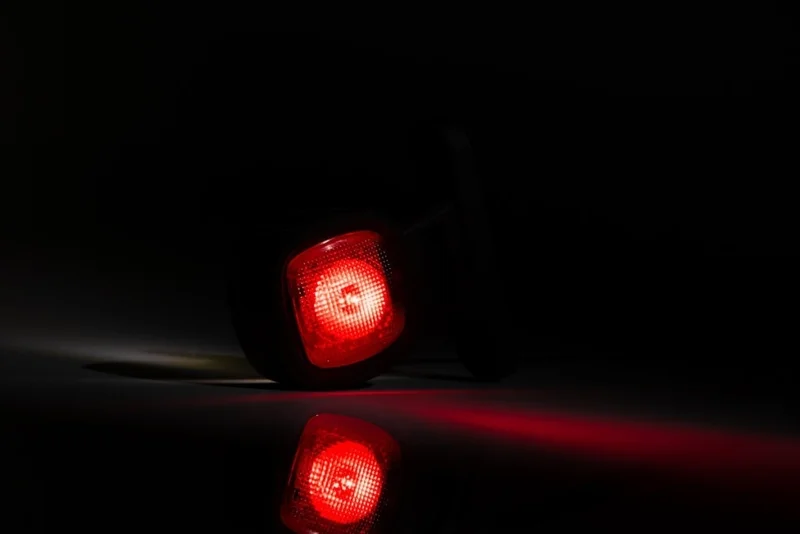 LED side marker light compact 12-24v IP69K red/white - 4