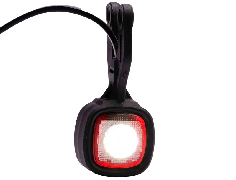LED side marker light compact 12-24v IP69K red/white - 5