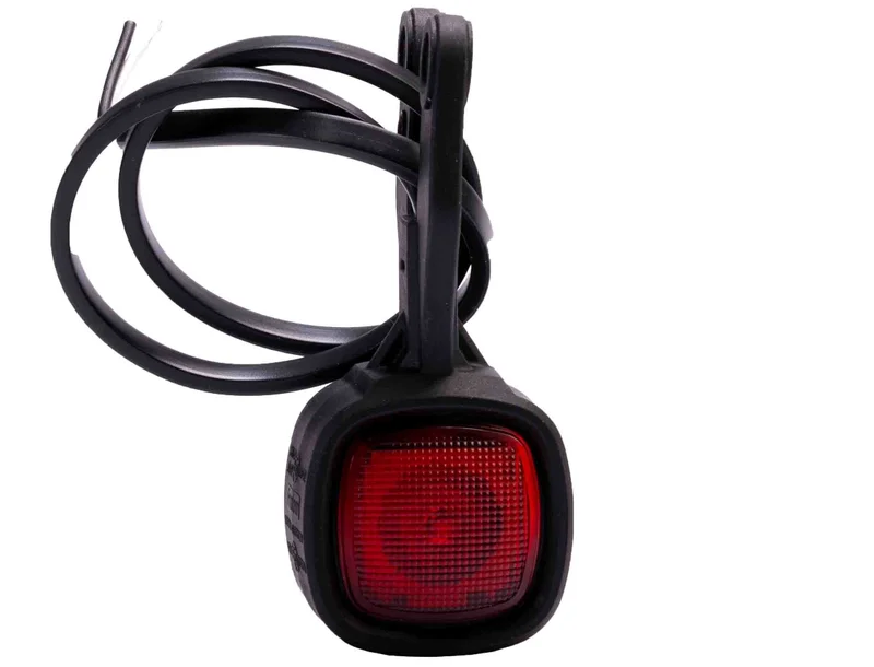 LED side marker light compact 12-24v IP69K red/white - 7