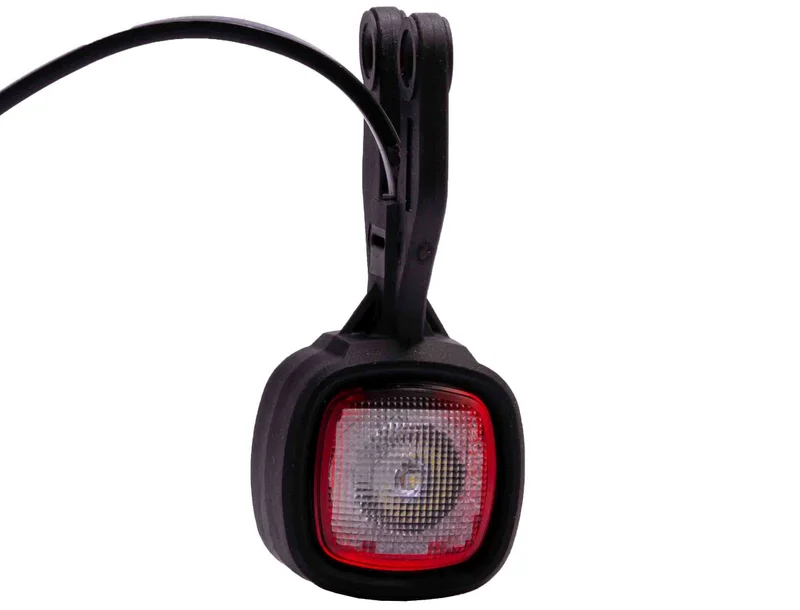 LED side marker light compact 12-24v IP69K red/white - 3