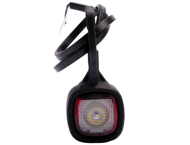 LED side marker light compact 12-24v IP69K red/white