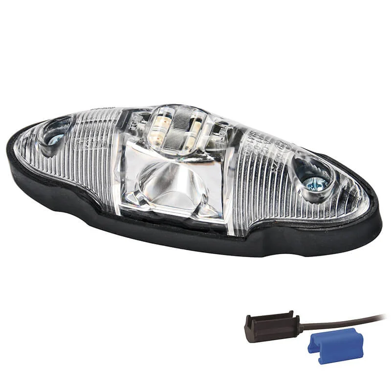 LED Sidemarkeringslys kompakt 12-36V 50cm. arm.