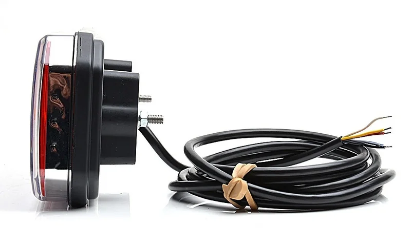 LED rear light universal 12-24v 7-PIN AMP, H+V mounting - 5