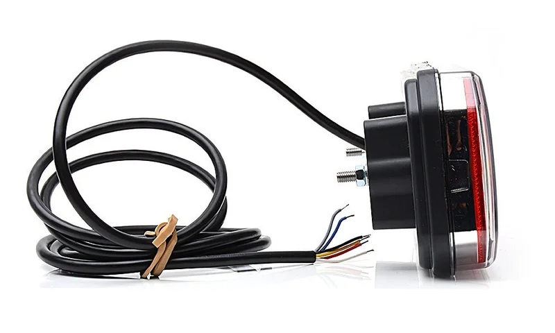 LED rear light universal 12-24v 200cm cable H+V mounting - 6