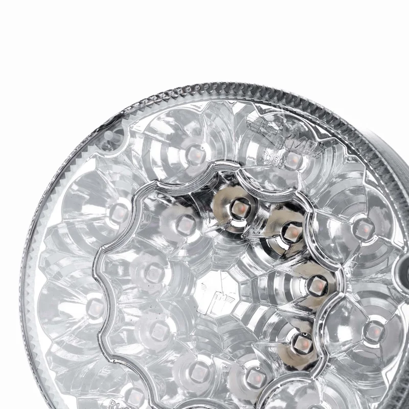 LED rear light round, transparent lens 12-24v 50cm cable - 5