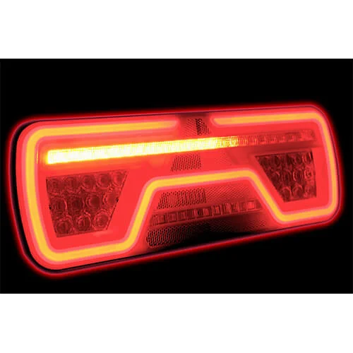 Right LED neon taillight dynamic flashing light 12-24v 200cm. cable - 7