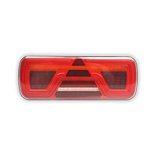 Venstre LED Neon Baklys med dynamisk blinklys 12-24V 200cm kabel - 3