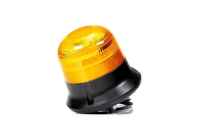 LED-varsellys R65, enkel blits, 1-bolt, 12-24V 1,5 m kabel