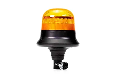 LED beacon R65, rotating, DIN plug-in, 12-24V