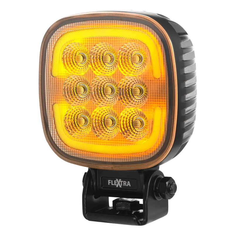 LED Quad arbejdslys inkl. positionslys 9-36v - 5220lm - 45W - 4