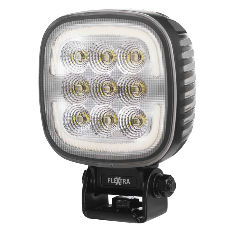 LED Quad arbejdslys inkl. positionslys 9-36v - 5220lm - 45W