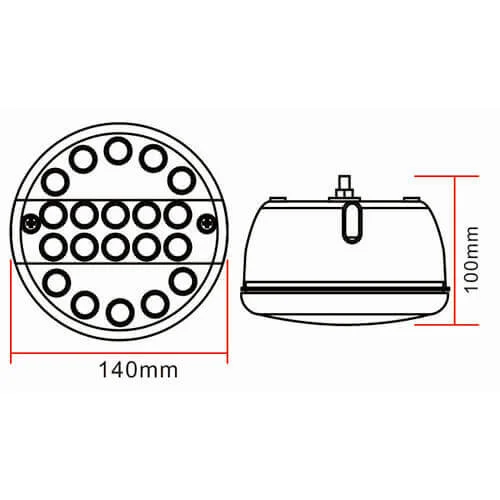 LED dimljus 12-24V utan kabel - 5