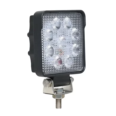LED arbeidslys 13.5 watt - 1710 lumen 10-110V 0.4m kabel IP69K
