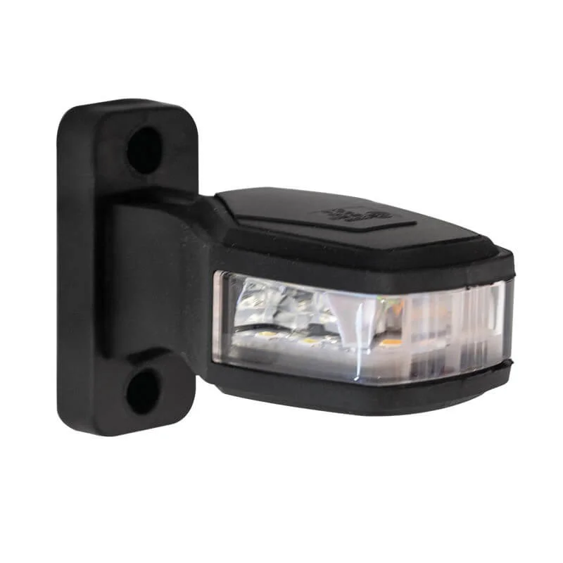 LED Sidemarkeringslys Venstre 12-24V 30cm kabel rød/hvit/amber