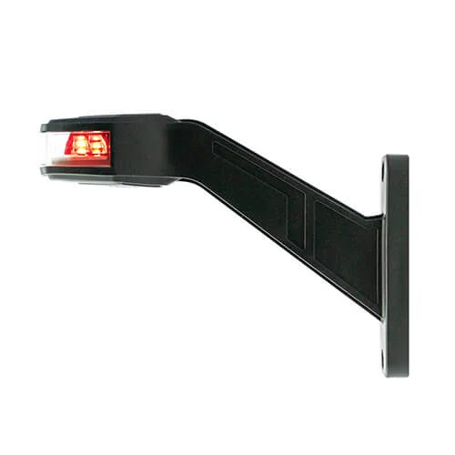LED side marker light Left 12-24v 30cm. cable red/white/amber - 2